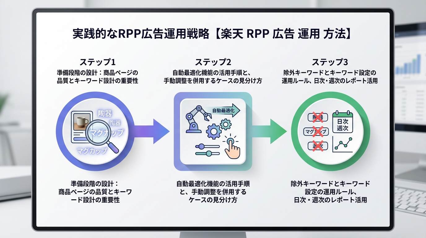 実践的なRPP広告運用戦略【楽天 RPP 広告 運用 方法】