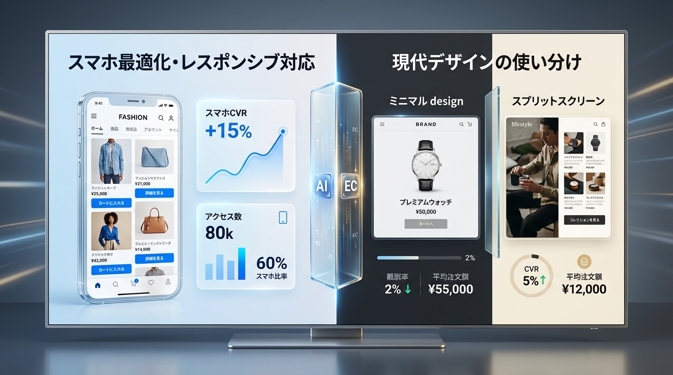最新トレンドを反映させたECサイト デザインの実践ガイドとKPI最適化