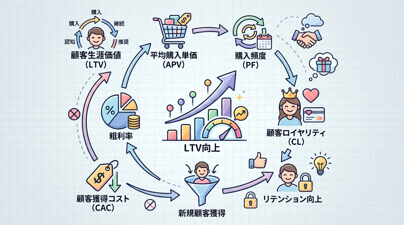 顧客生涯価値（LTV）向上戦略の全体像と定義