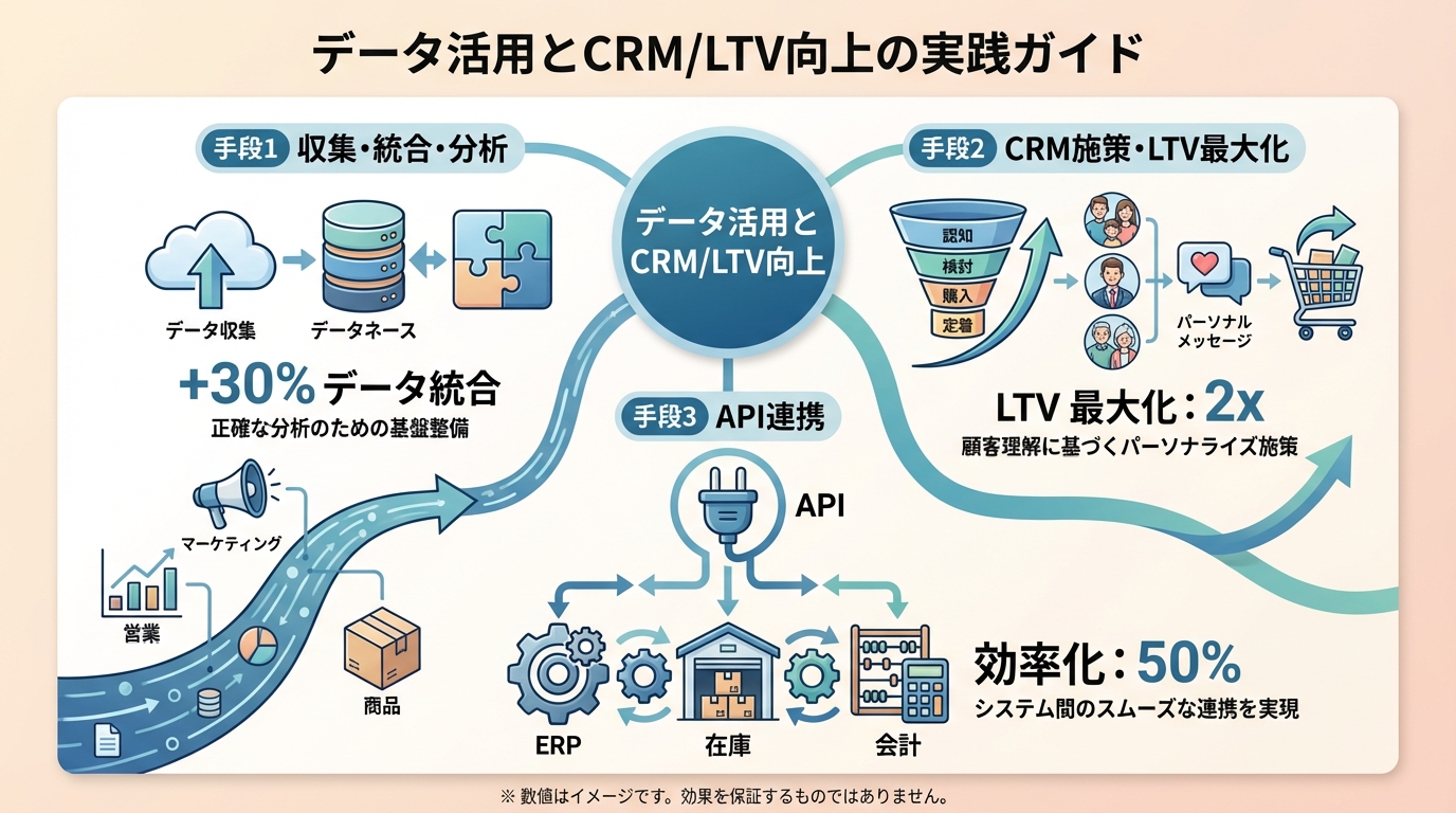 データ活用とCRM/LTV向上の実践ガイド