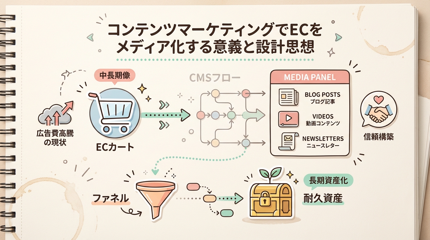 コンテンツマーケティングでECをメディア化する意義と設計思想