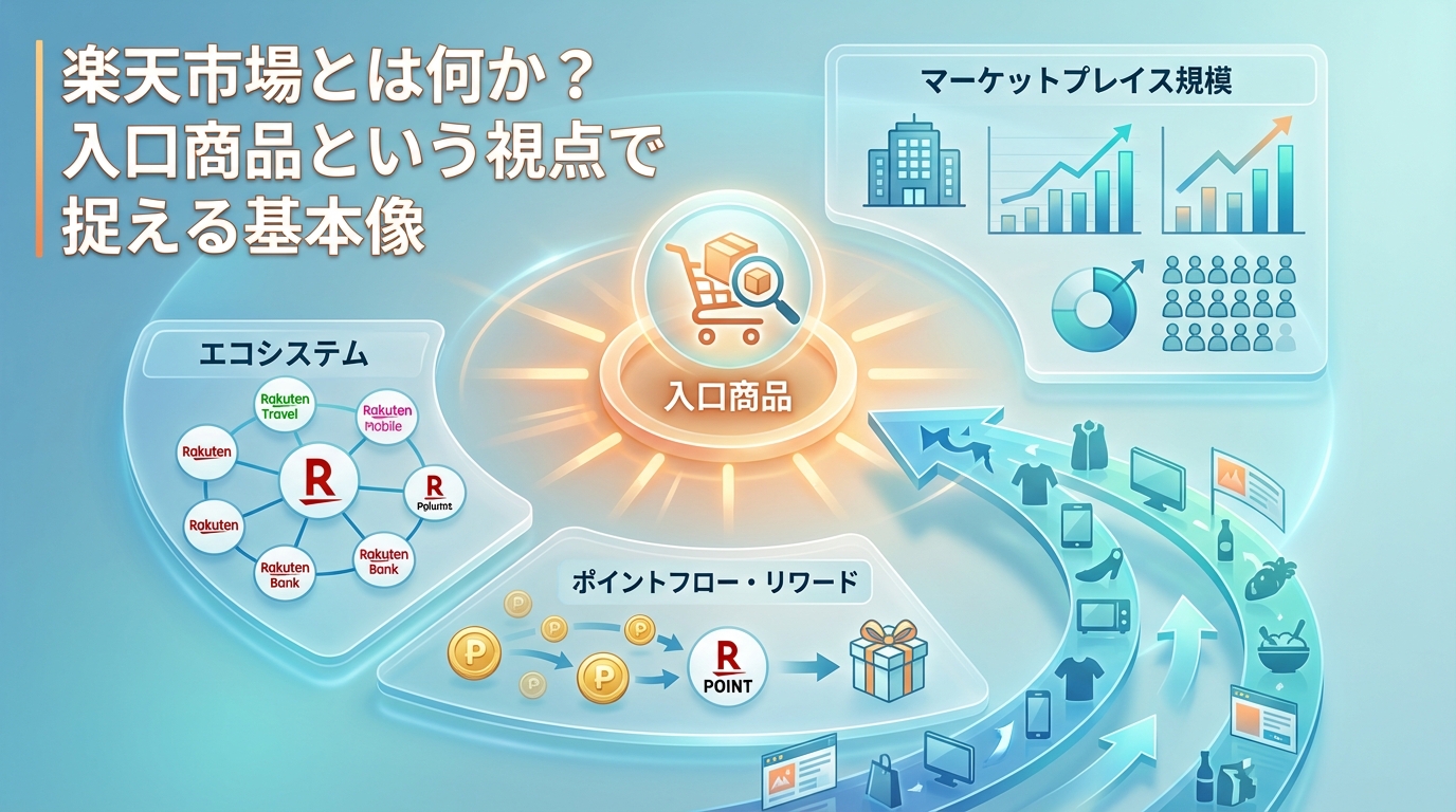 楽天市場とは何か？入口商品という視点で捉える基本像
