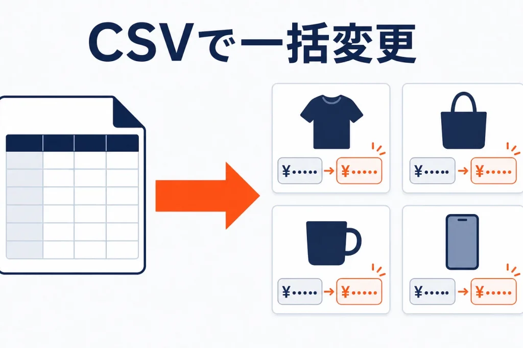 Amazonの商品情報をCSVで一括変更する方法｜価格・在庫・エラー対処