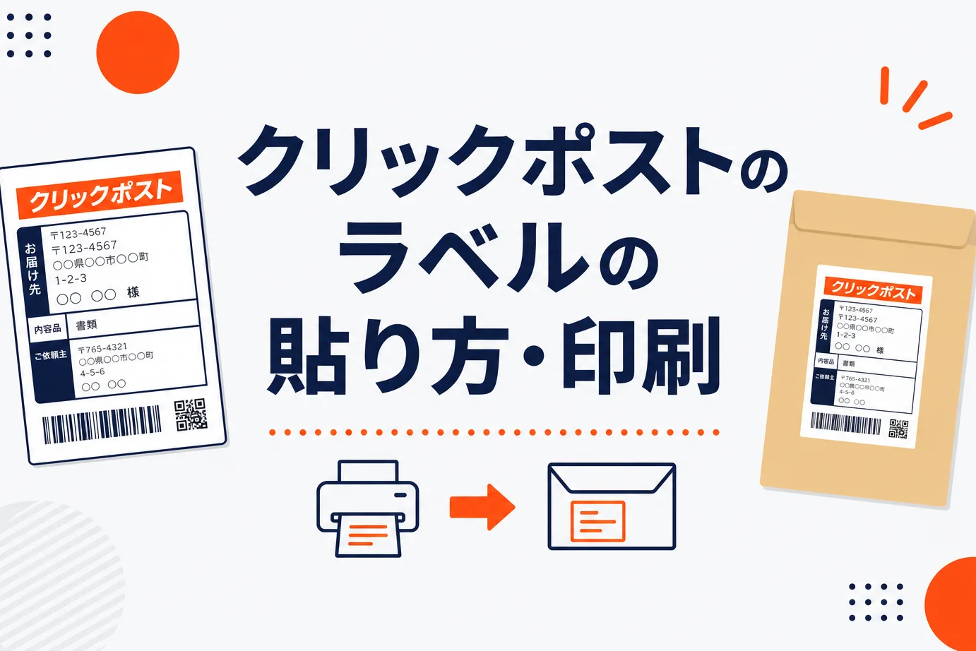 クリック ポスト コンビニ 印刷