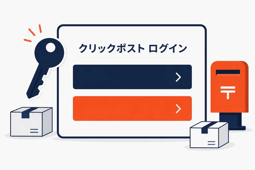 クリックポストにログインできない？Yahoo! ID・Amazonアカウントの確認と対処【2026年10月改定対応】