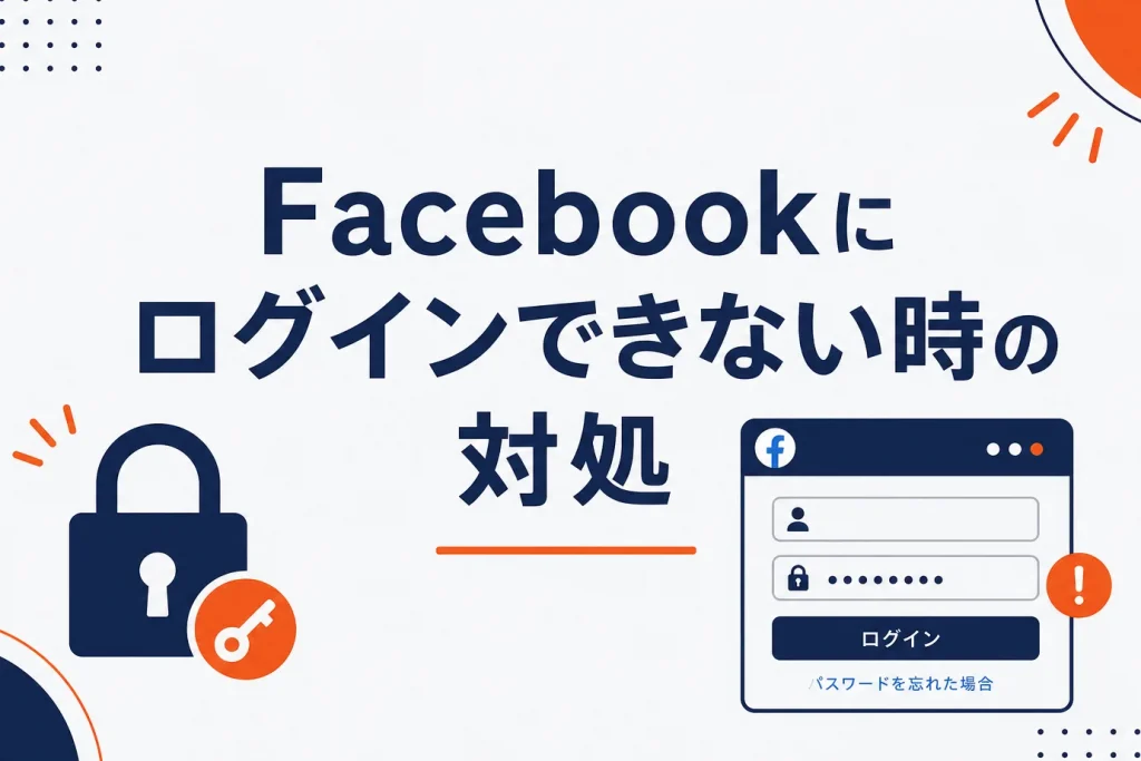 Facebookにログインできない時の原因と対処法｜パスワード・二段階認証・乗っ取りまで