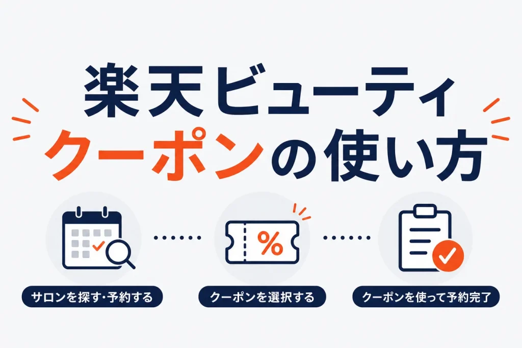 楽天ビューティのクーポン完全ガイド｜種類・もらい方・使い方・併用ルールまで