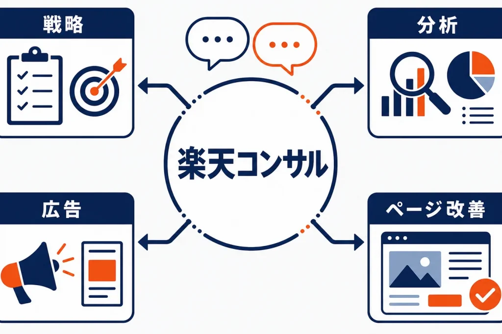 楽天コンサルとは？費用相場・運営代行との違い・失敗しない選び方【出店者向け】