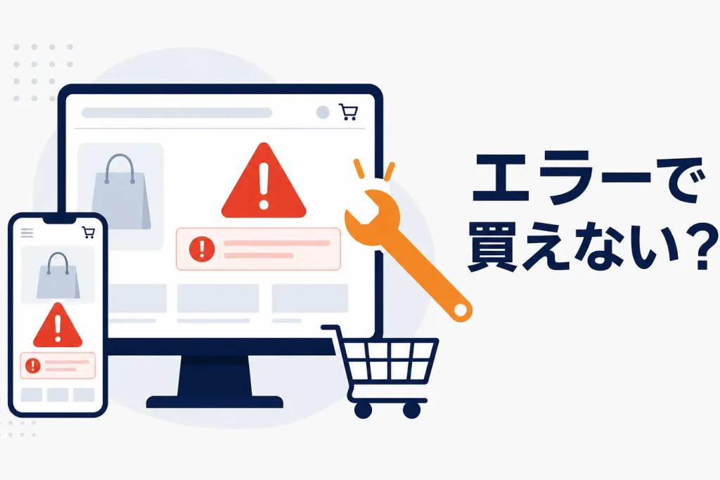 楽天市場で「エラーが発生しました」と言われたら｜店舗が直せる原因と客側の切り分け