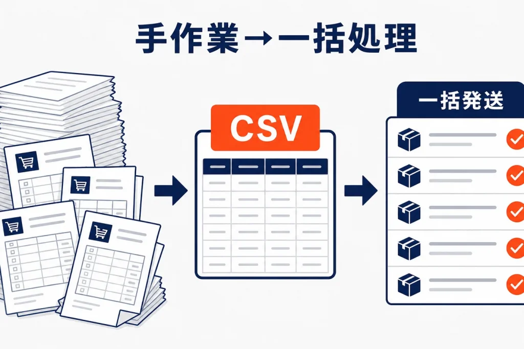 楽天RMSの受注CSVで一括発送・ステータス更新するやり方｜項目・エラー対処【店舗向け】