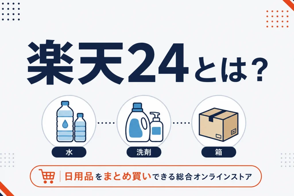 楽天24とは？運営元・取扱商品・送料・安全性をまとめて解説