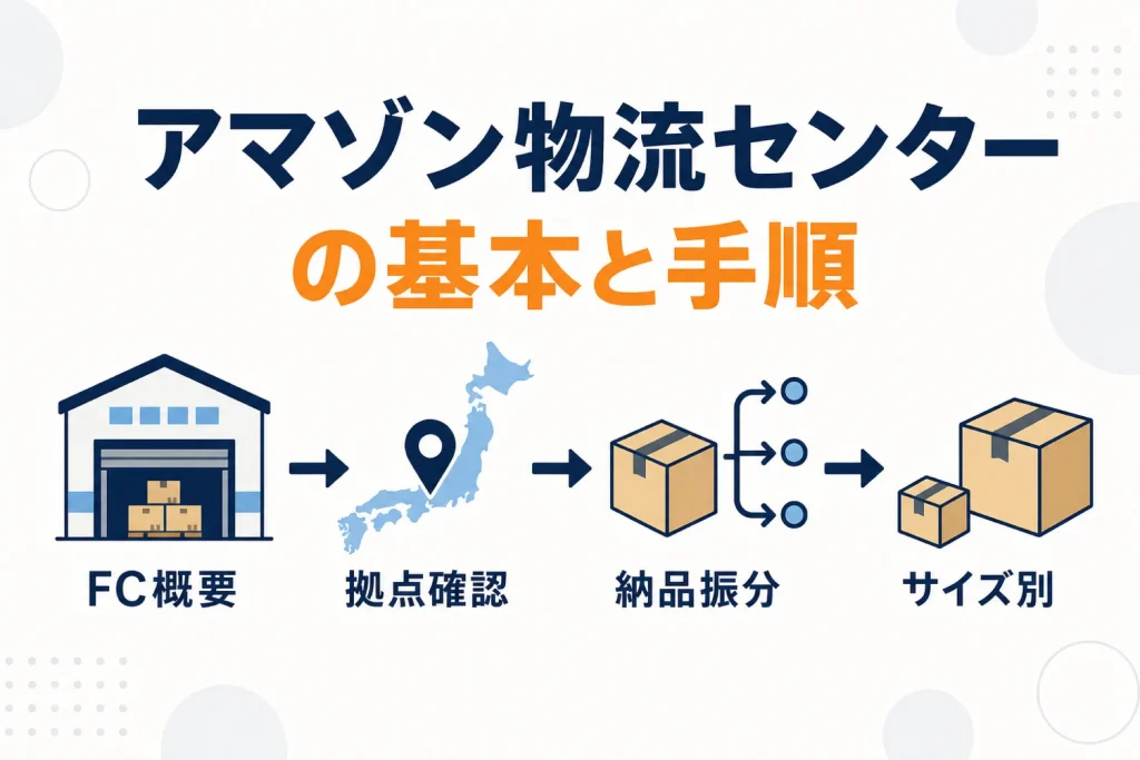 Amazonの物流センター（FC）一覧と出品者が知っておく違い