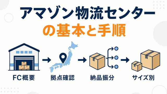 Amazonの物流センター（FC）一覧と出品者が知っておく違い