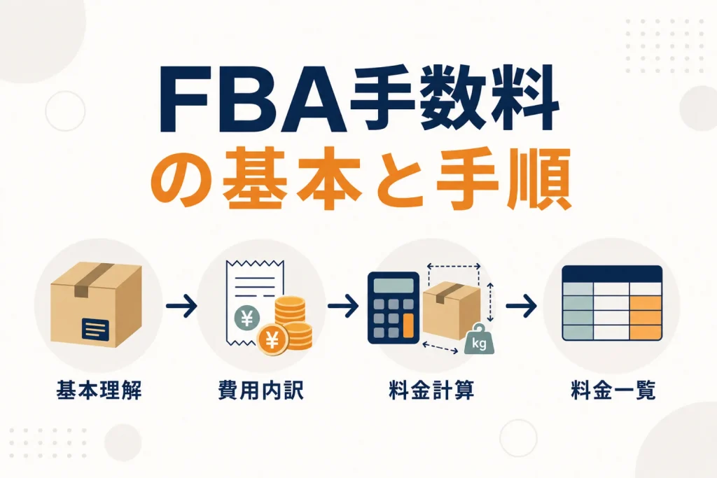 AmazonのFBA手数料の内訳|配送代行手数料と在庫保管手数料の計算