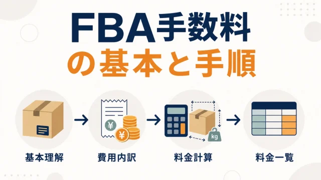 AmazonのFBA手数料の内訳｜配送代行手数料と在庫保管手数料の計算