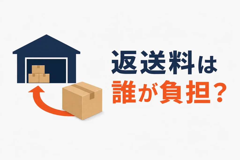 Amazonの返品|出品者の送料負担と返品理由別の扱い