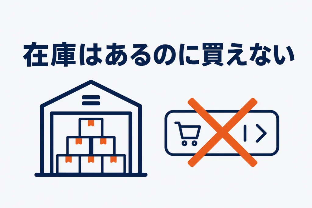 Amazonで「在庫切れ」と表示される原因と出品者の直し方