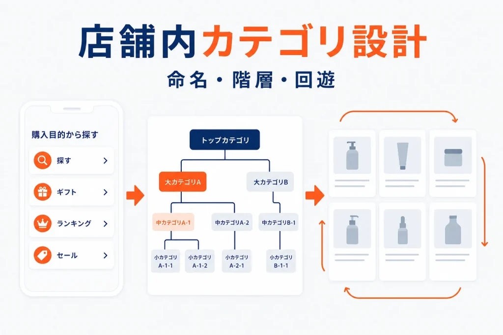 楽天の店舗内カテゴリ設計｜迷わせない階層・名前・改善方法