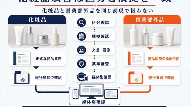 楽天の化粧品広告表現と薬機法｜商品ページ原稿の確認手順