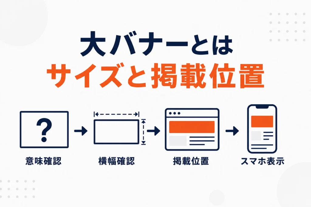 楽天の大バナーとは?サイズ・掲載位置と作るときの判断基準