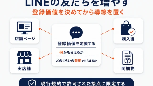 楽天店舗がLINEの友だちを増やす方法｜獲得導線と効果測定