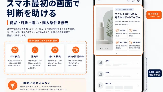 楽天スマホ商品ページのファーストビュー改善｜最初に伝える情報と検証方法