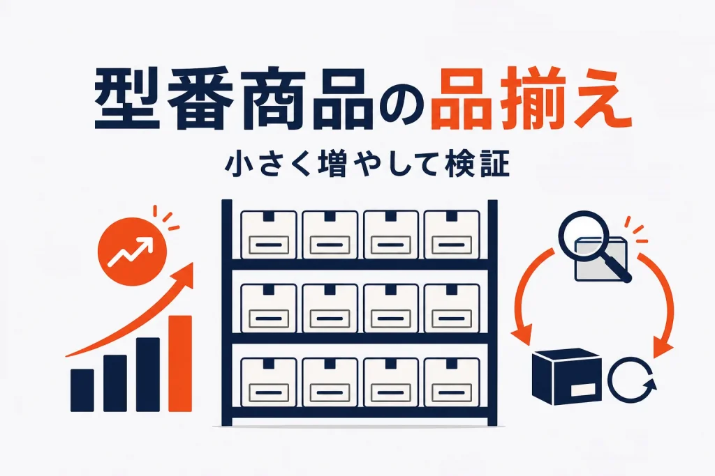 楽天で型番商品の品揃えを増やす方法｜売れ筋・ニッチ商品と在庫回転の設計
