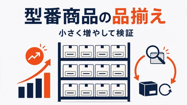楽天で型番商品の品揃えを増やす方法｜売れ筋・ニッチ商品と在庫回転の設計