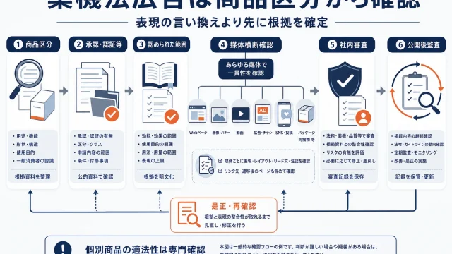 楽天市場の薬機法基礎｜商品ページ・広告表現の確認手順
