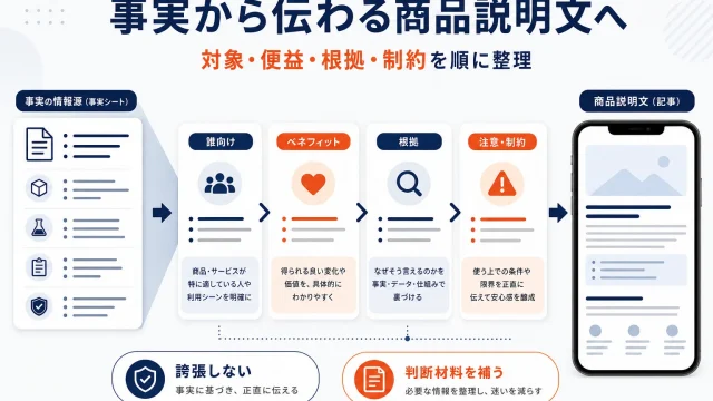 楽天の商品説明文の書き方｜特徴を購入理由へ変える文章設計