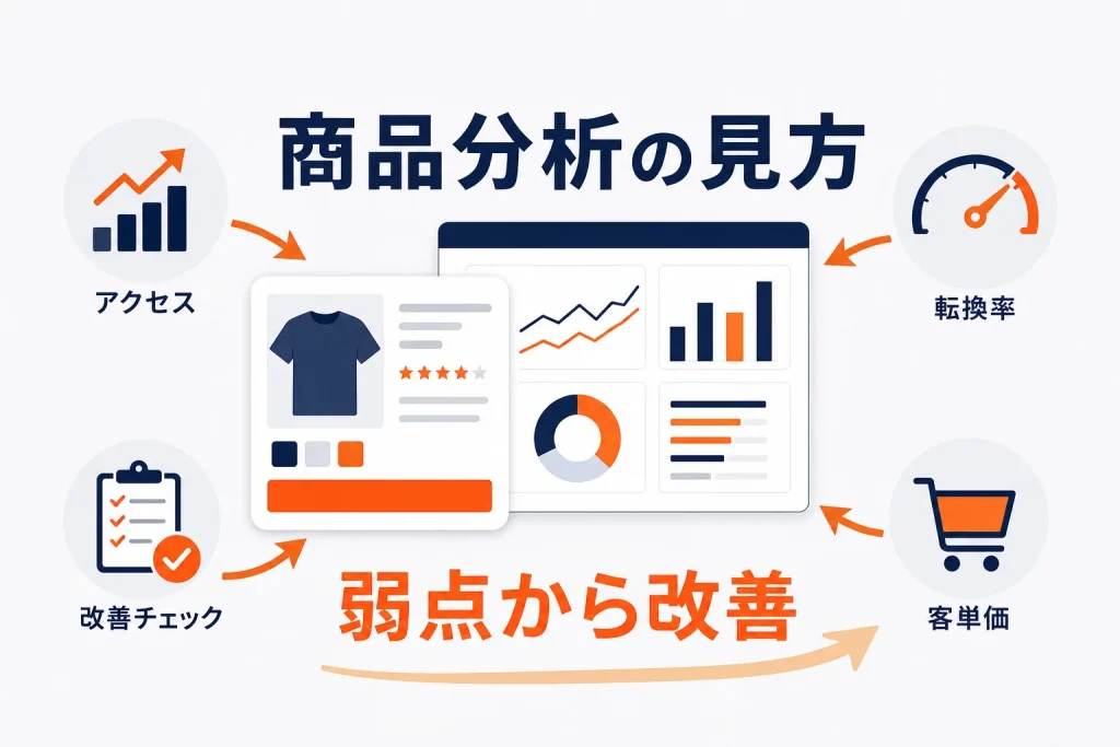 楽天R-Karteの商品分析の見方｜売上・集客・転換率を改善する手順