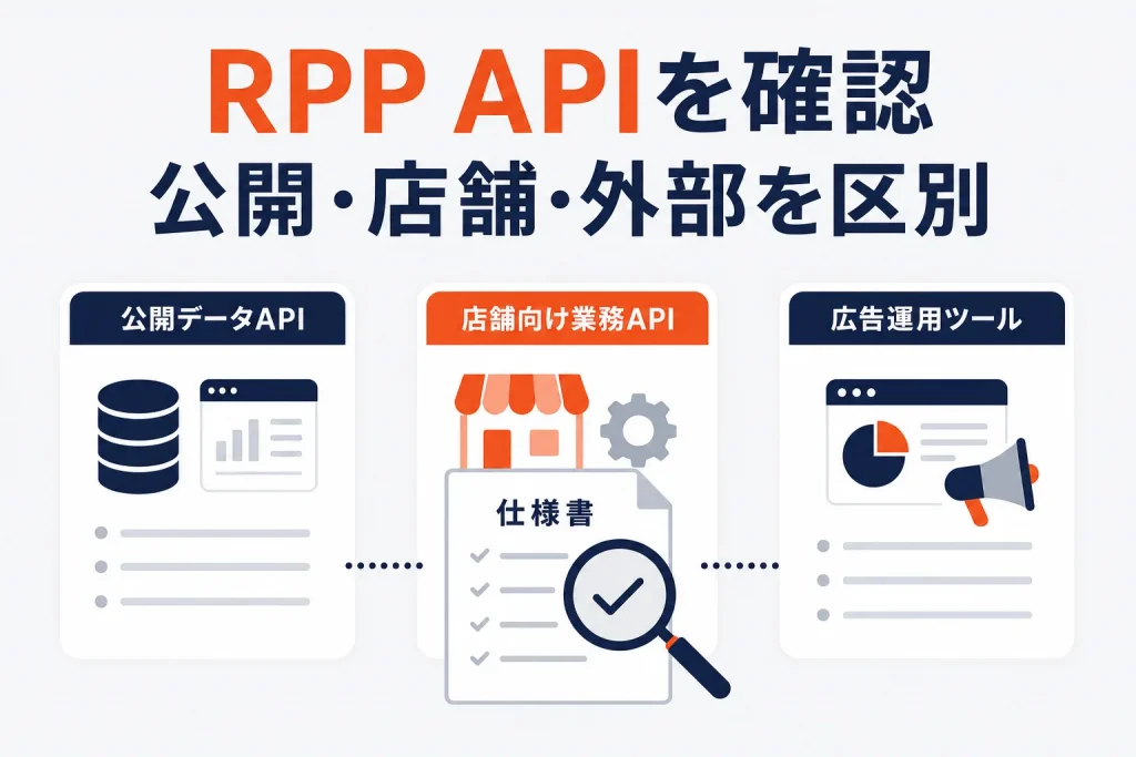 楽天RPPはAPIで自動化できる?公開API・RMS WEB API・外部ツールの違い
