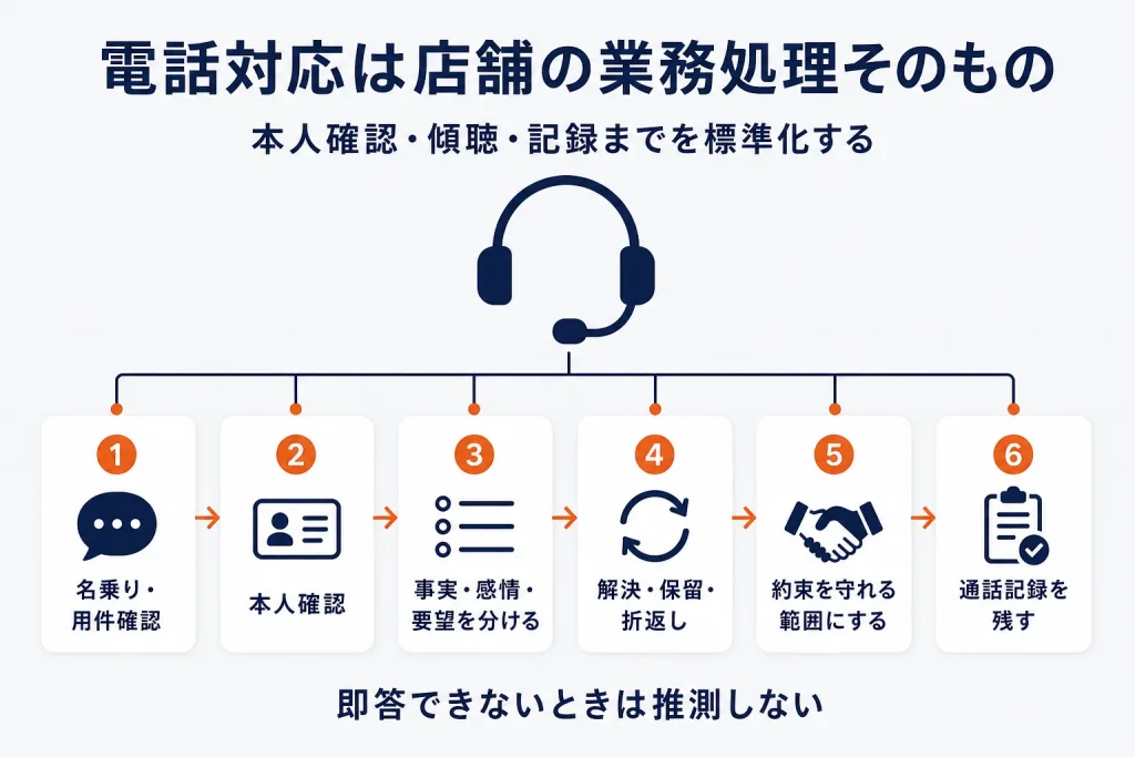 楽天店舗の電話対応マニュアル|注文確認・クレーム・折返しの基本