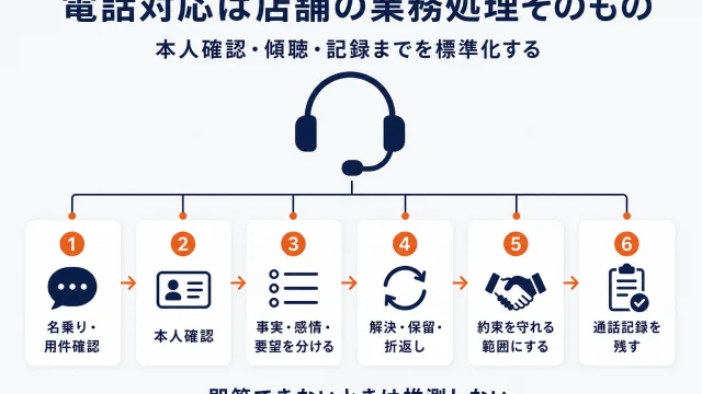 楽天店舗の電話対応マニュアル｜注文確認・クレーム・折返しの基本