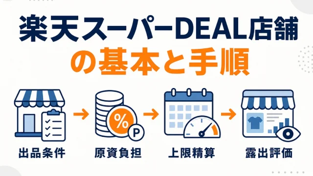 楽天スーパーDEALの出品条件とポイント負担｜店舗側の判断基準