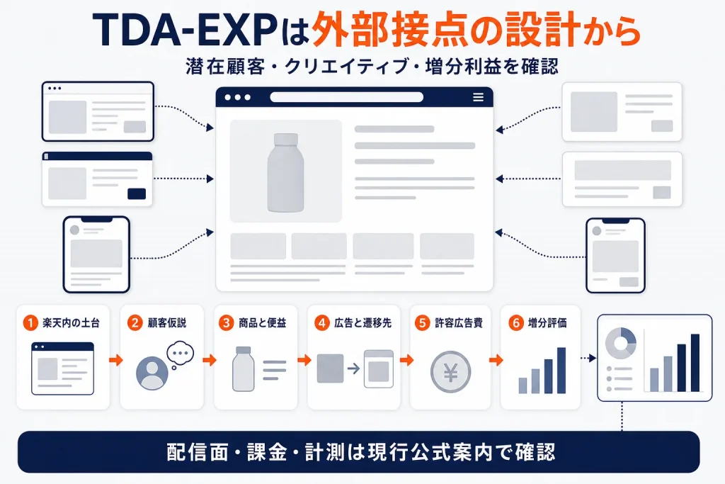 楽天TDA-EXP広告とは|通常TDAとの違いと運用・効果測定
