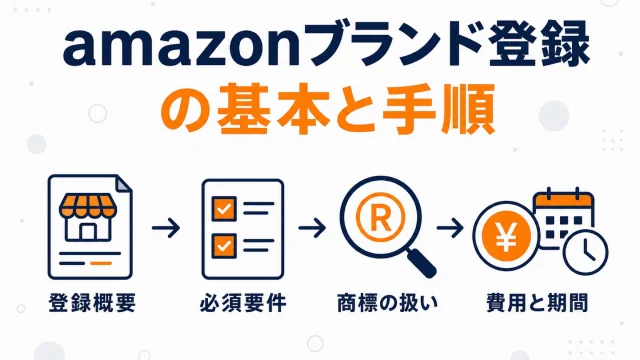 Amazonブランド登録とは？商標なしで登録できるのか・費用と手順