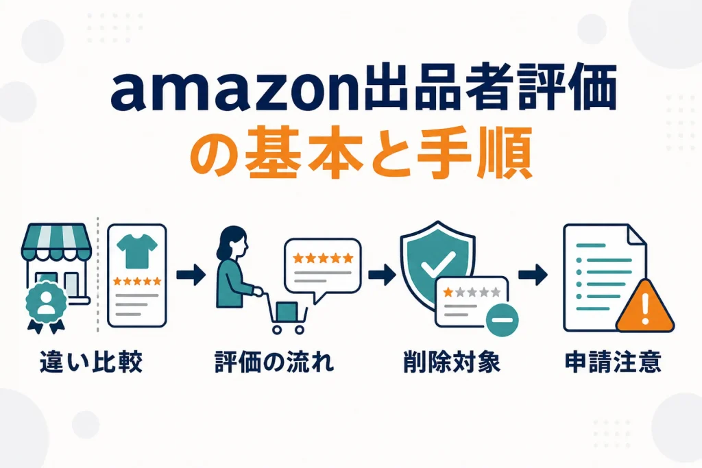 Amazonの出品者評価とは?商品レビューとの違い・削除依頼できる条件